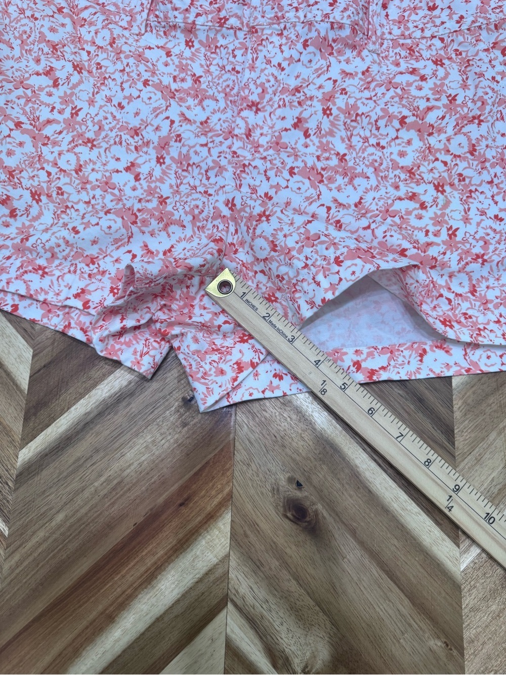 GAP Pink Floral Print Women's City Shorts size 14 - Picture 6 of 7